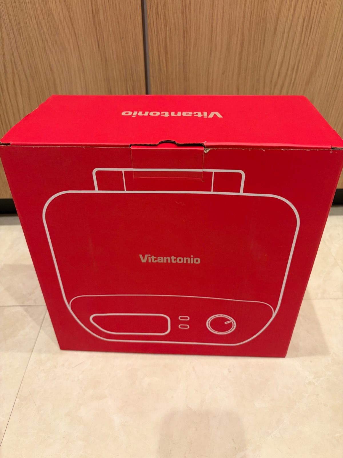 未使用　Vitantonio ワッフル・ホットサンドメーカー VWH-50-R
