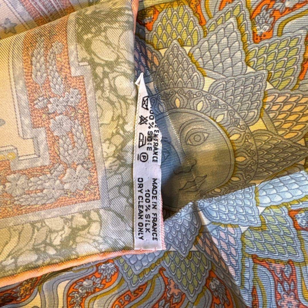 新品 HERMES Hermès エルメス スカーフ scarf シルク 絹 SILK 100％ 42