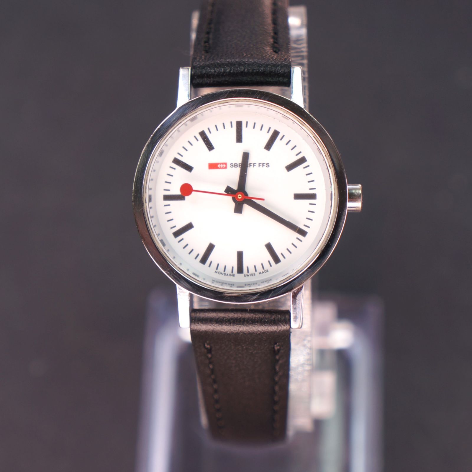 【訳あり稼働美品】MONDAINE　　新品ベルト電池交換済　付属品有 稼働品】 MONDAINE アンティーク レディース腕時計 新品ベルト電池交換