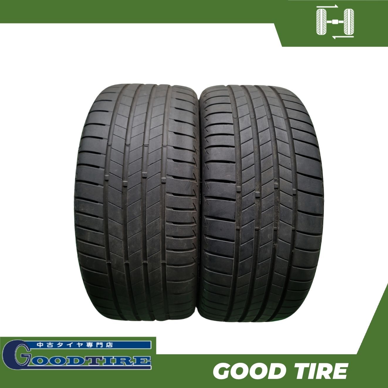 225/40R18 ブリヂストン TURANZA TOO5 2023年製 夏用 2本セット 7分山