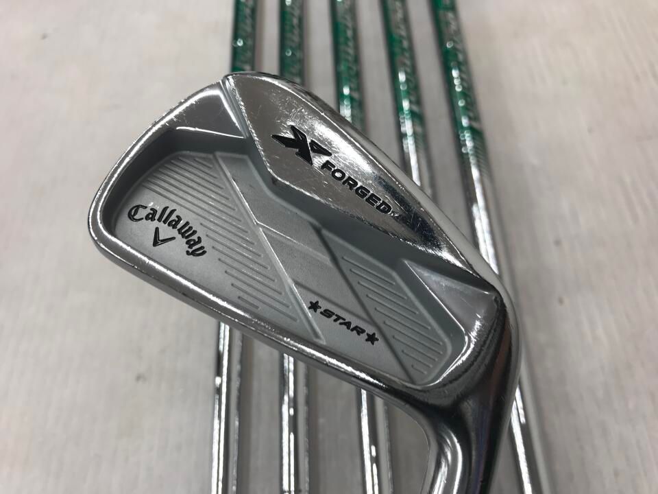 キャロウェイ　X FORGED STAR　NSプロ950GH neo　Sフレックス　アイアンセット　中古【最短即日発送】