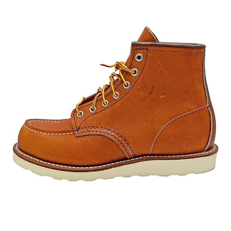 未使用品 RED WING レッドウィング 6inch 875 クラシックモックブーツ size=約26cm レザー ブラウン メンズ