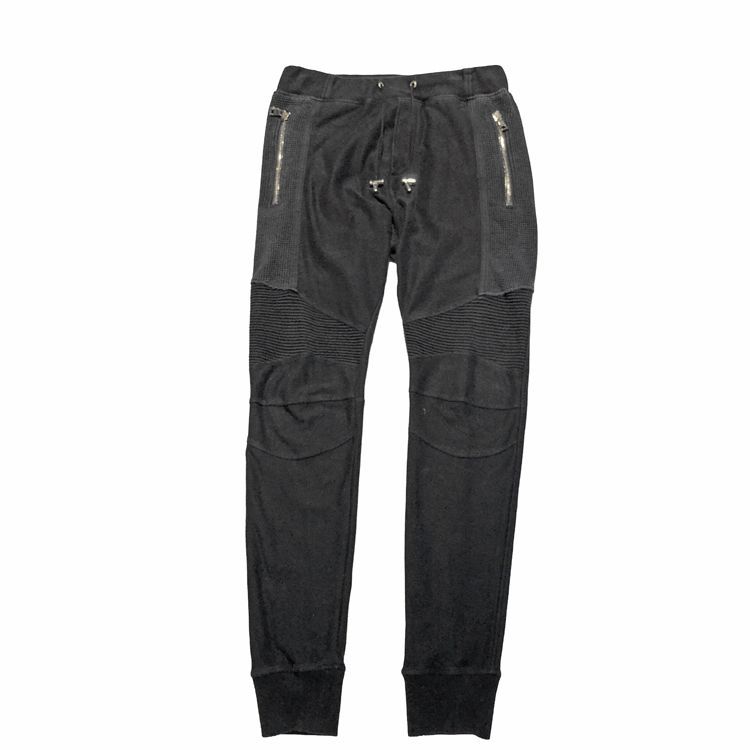 BALMAIN バルマン 17SS メッシュ ディテール バイカー サルエル
