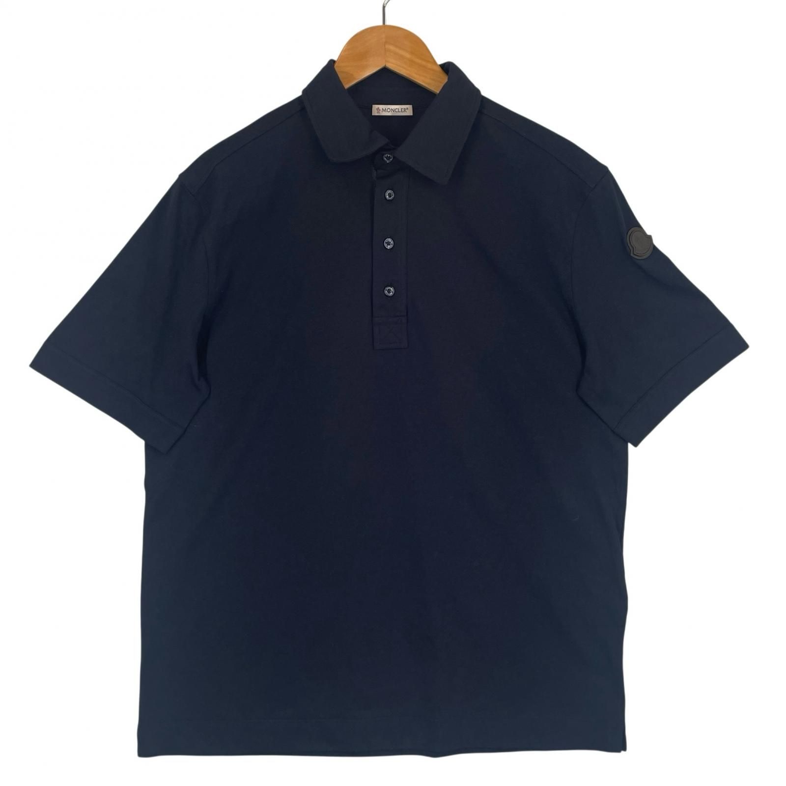 MONCLER ネイビー ポロシャツ ポロシャツ ネイビー MONCLER 人気