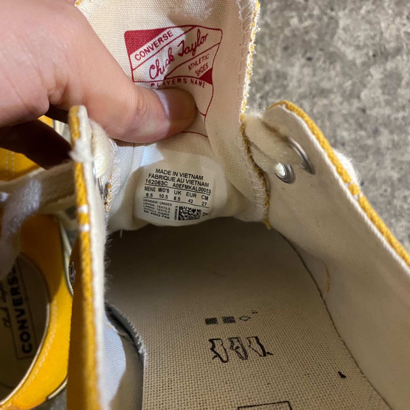 CONVERSE CHUCK 70 OX SUNFLOWER 27cm コンバース チャックテイラー 