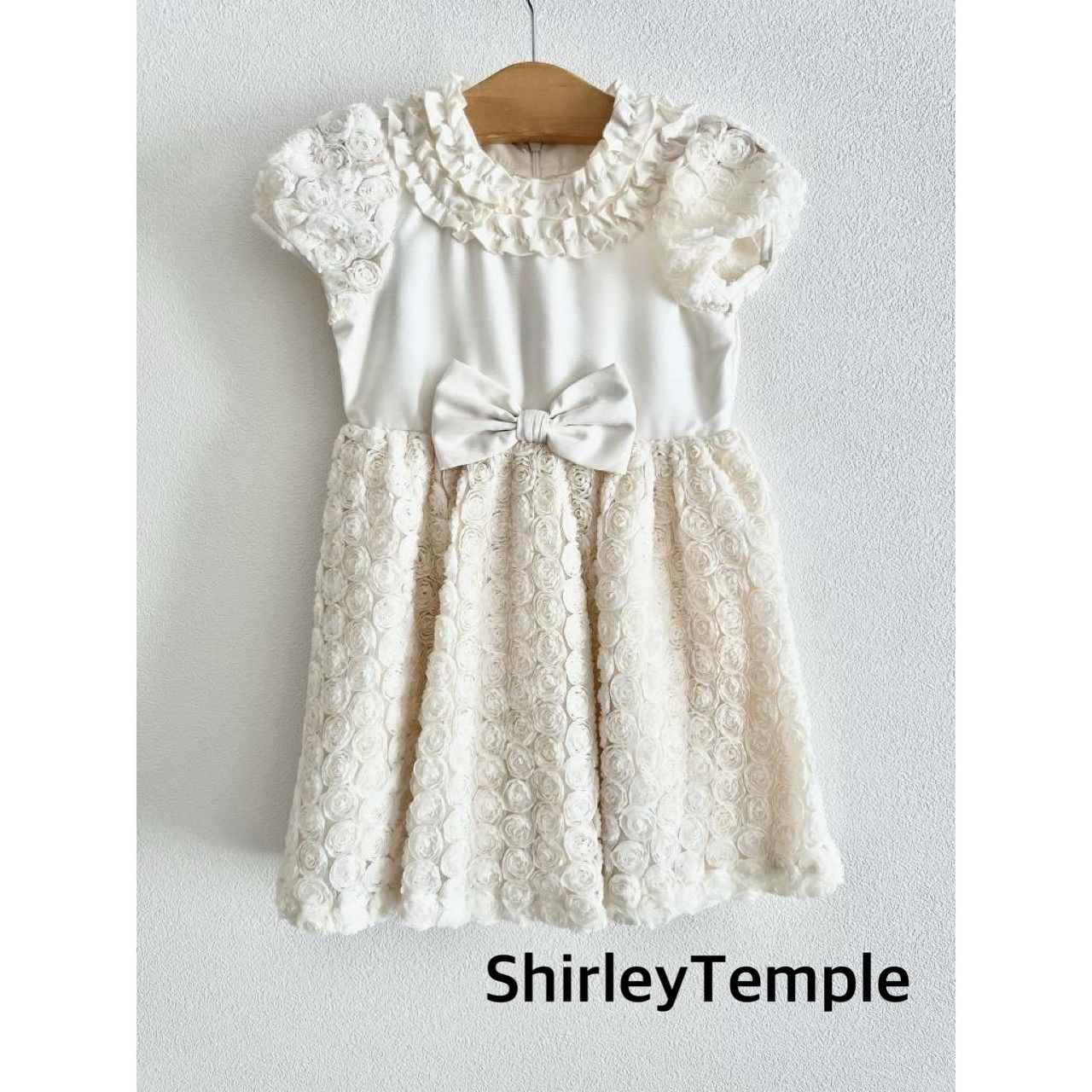 新品】 ShirleyTemple シャーリーテンプル リボン付きバラモチーフ 