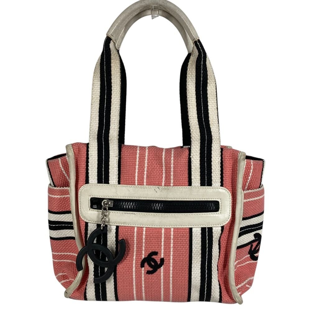 CHANEL シャネル ショルダーバッグ CC ココマーク ロゴ キャンバス