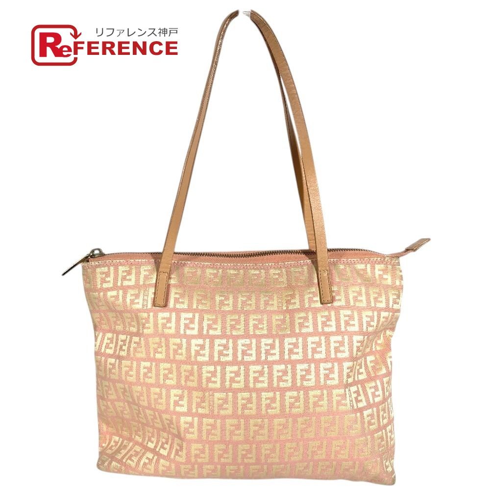 FENDI フェンディ ショルダーバッグ ズッキーノ ロゴ レザー