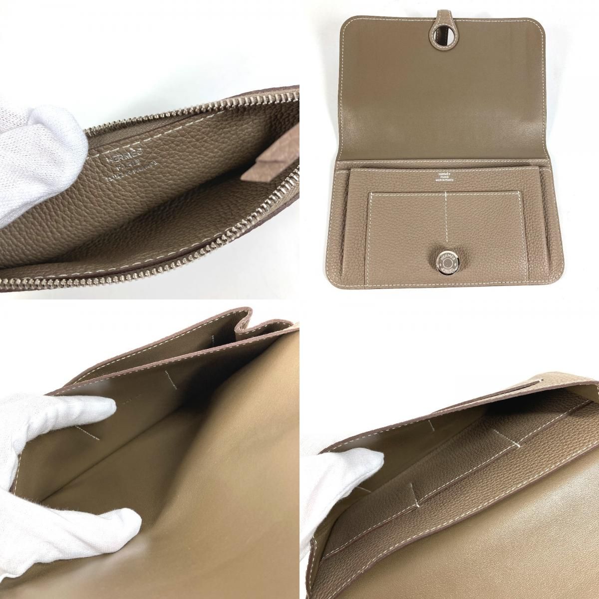 HERMES エルメス 長財布 ドゴンデュオGM ドゴン デュオ GM トゴ 