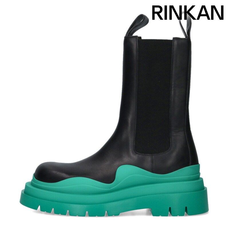 ボッテガヴェネタ TIRE BOOTS レザーロングタイヤブーツ メンズ 41