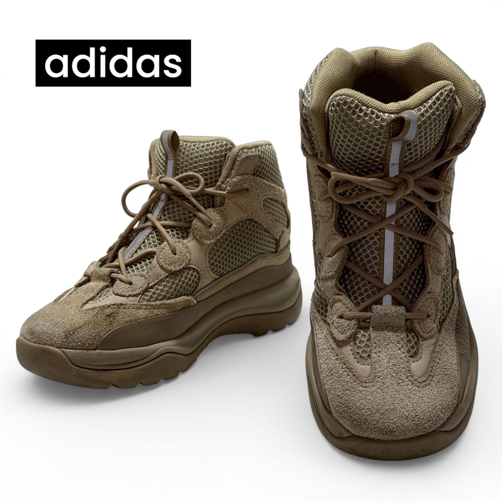 【正規品/希少21cm】adidas YEEZY Desert Boot Rock EG6490 キッズ 美品