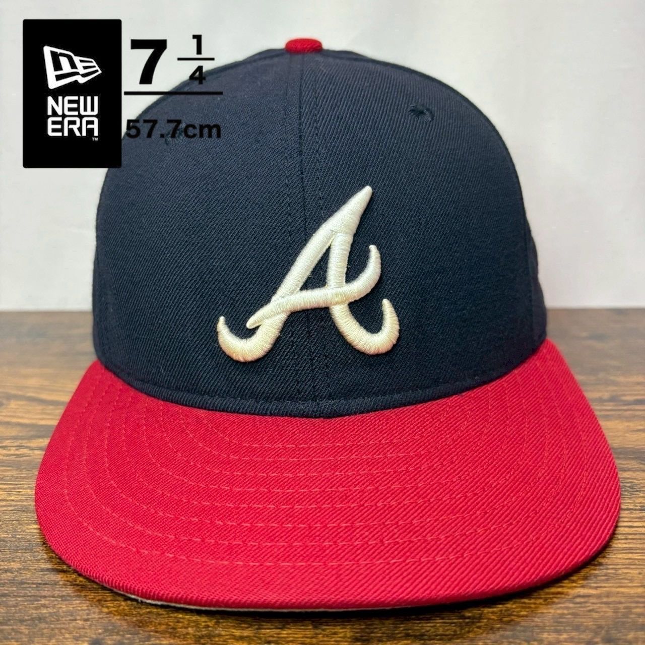J68 ニューエラ 59fifty ブレーブス usa製 ヴィンテージ 1300