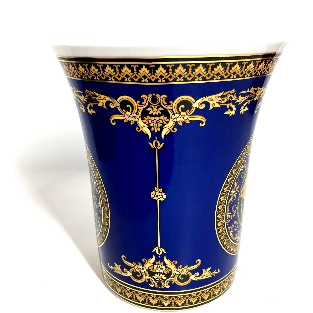 VERSACE ヴェルサーチ 花瓶 フラワーベース 陶器 ホワイト - メルカリ