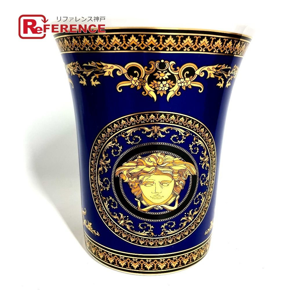 VERSACE ヴェルサーチ 花瓶 フラワーベース 陶器 ホワイト - メルカリ