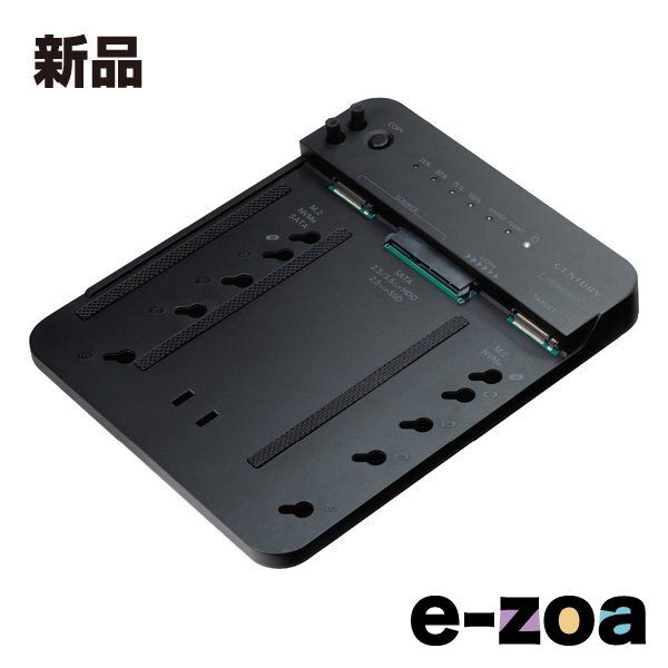 CENTURY センチュリー 裸族のどれで～もステーション&クローン USB10Gbps USB3.2 Gen2 搭載/ブラック CRCSNSU10GCP (2652281)