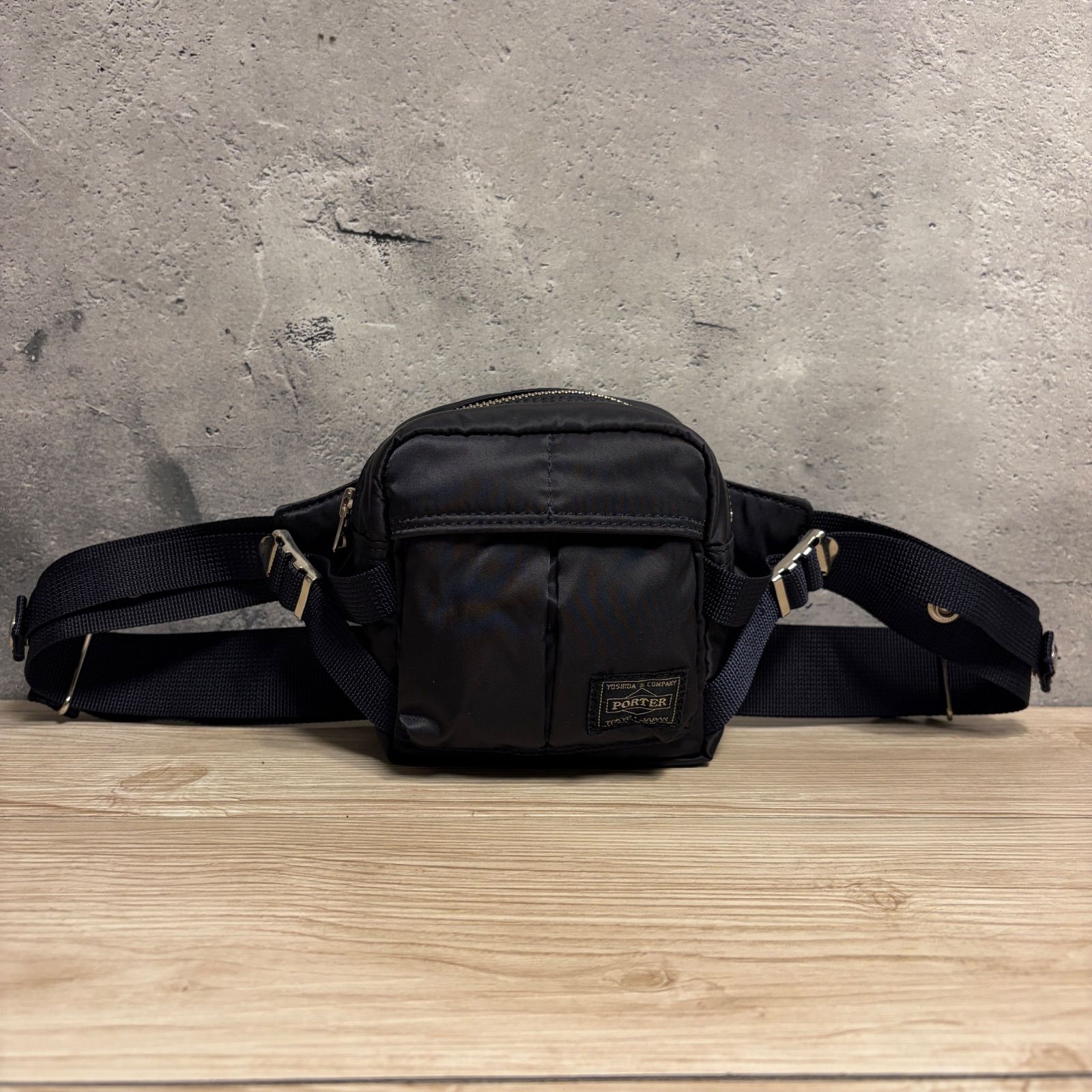 ✨PORTER HOWL FANNY PACK MINI アイアンブルー 美品 N1-883