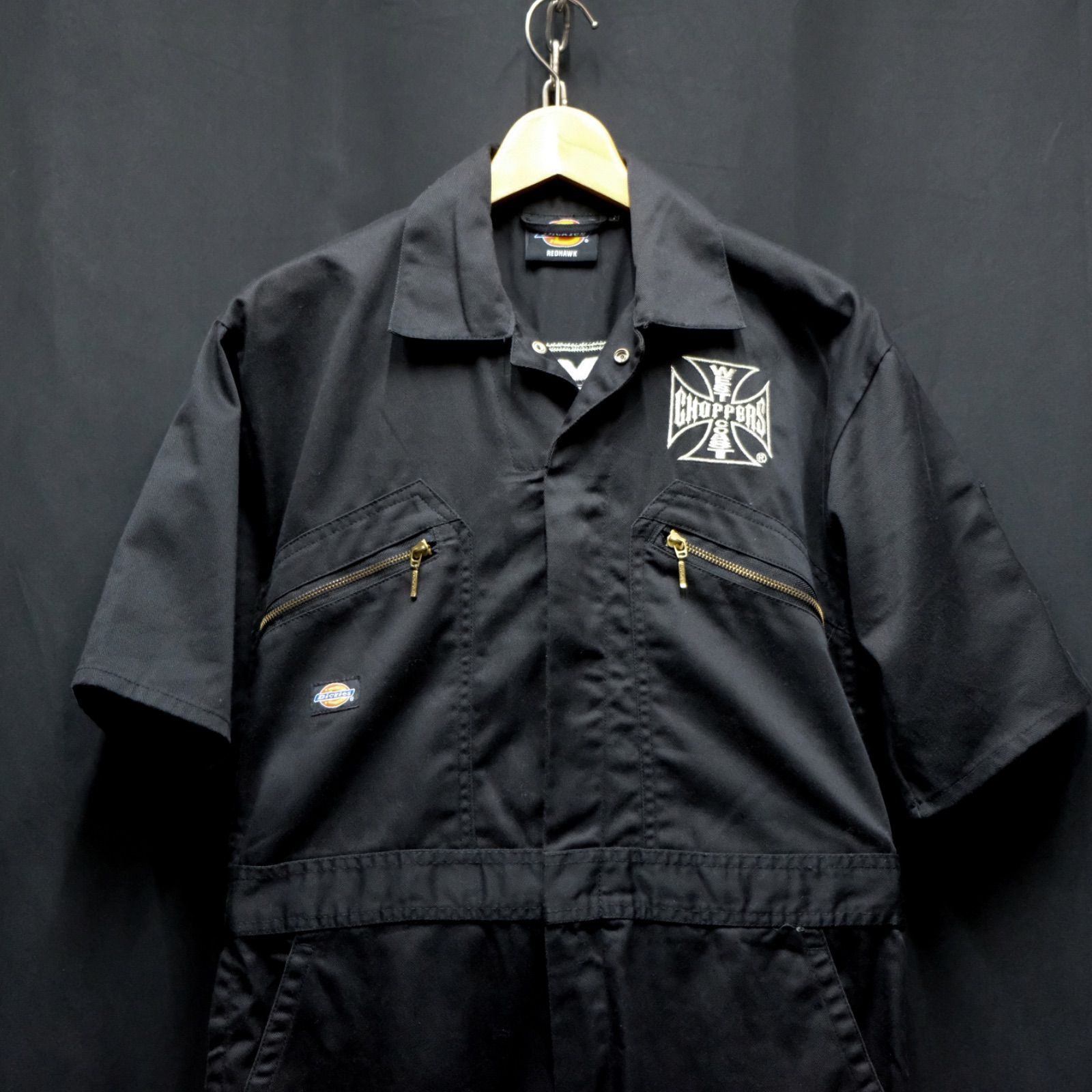 Dickies × WEST COAST CHOPPERS アイアンクロス 刺繍オールインワン