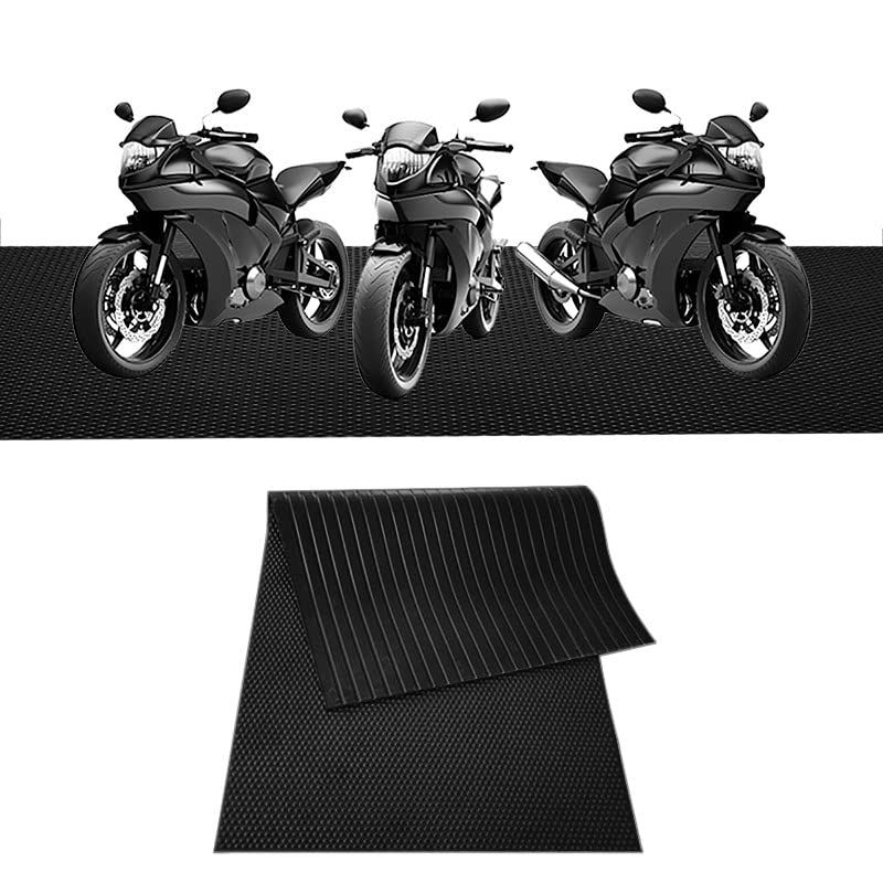 ゴムマット バイクマット 屋外 10mm 1m×2m 滑り止め 両面利用 養生 防振 防音 振動吸収 ガレージマット ガレージフロアマット 工事現場 雑草対策 ガレージ 倉庫 農業 駐車場 厩舎 牧場 馬房 牛舎 下敷き 多目的 業務用 (1 0dd35dd6