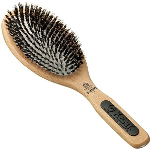 GB KENT ケント 英国王室御用達 100%豚毛 ミディアムブリッスル クッションヘアブラシ Perfect for Your Hairシリーズ PF07ma 7fed4f65