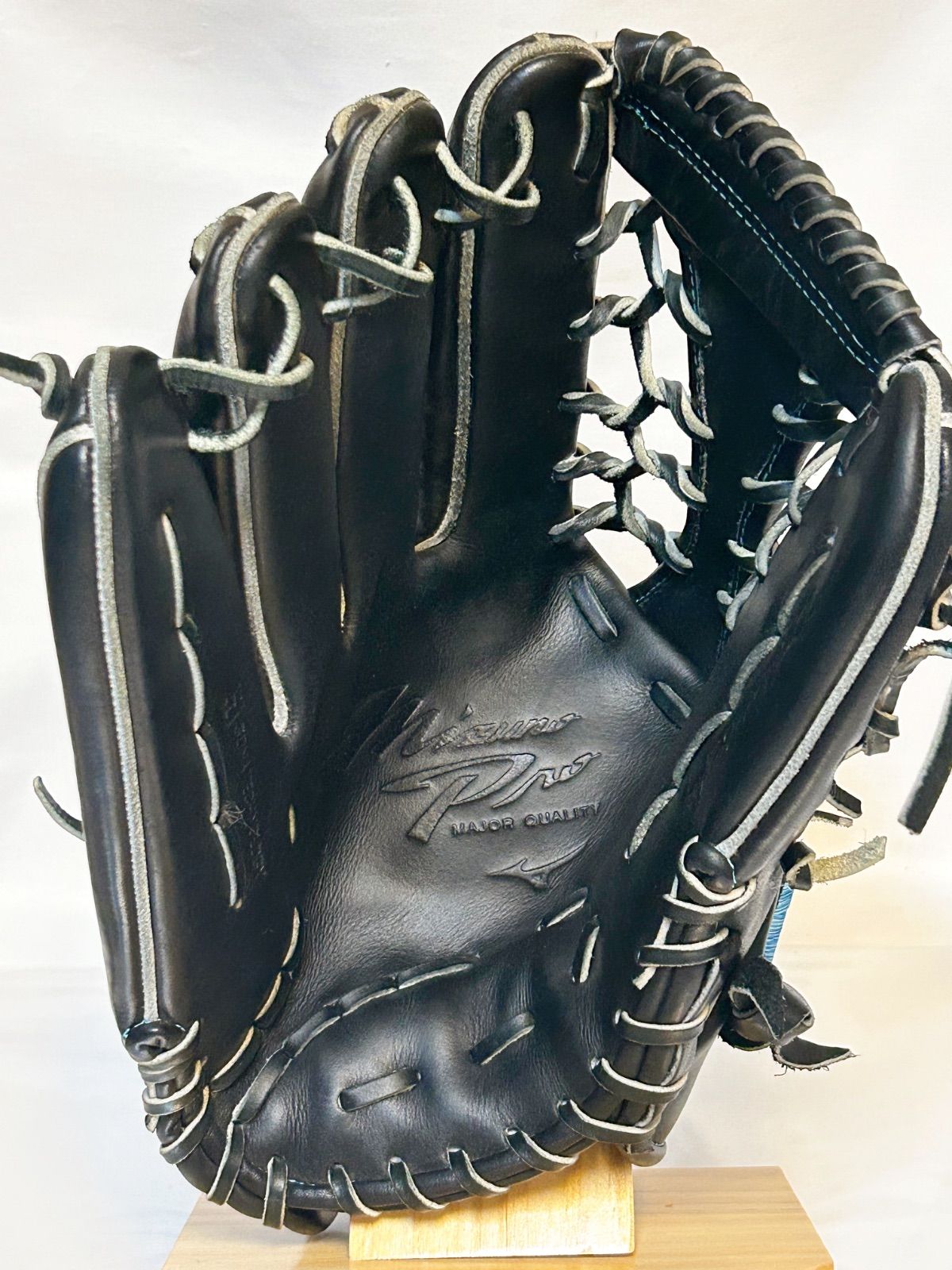 ☆超美品☆ ミズノプロ 軟式 外野用グローブ ダイバーシティブルー