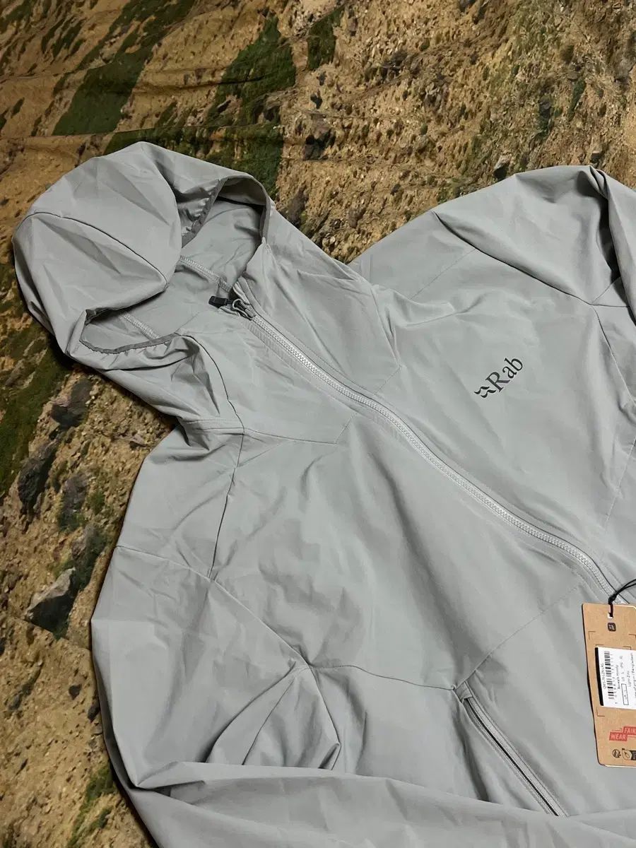 RAB ウィンドブレーカー 麦リース WHO フーディー light zinc L