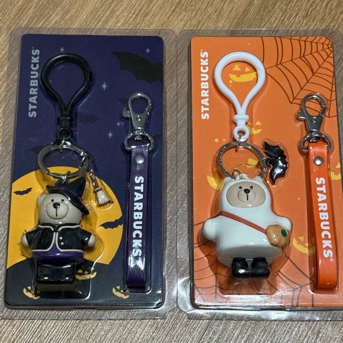スターバックス ハロウィーン ベアリスタ キーホルダー 2種 まとめ売り