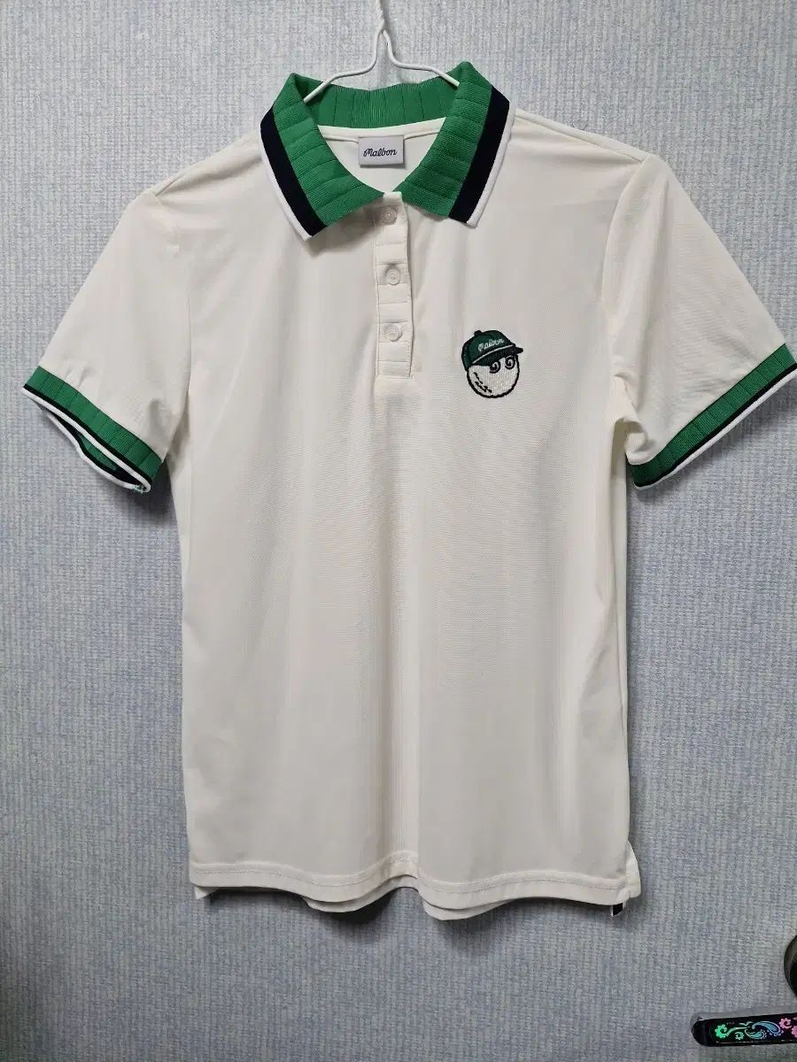 マルボンゴルフ 半袖 カラーTシャツ 白 レディース