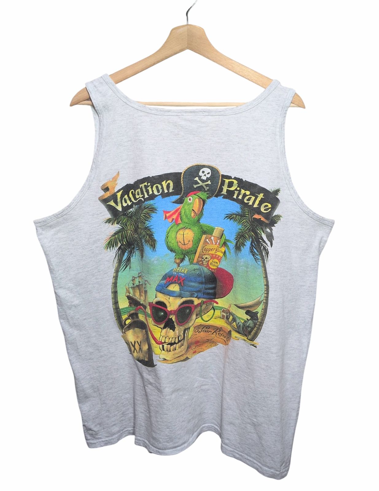 90s Walt Disney World タンクトップ パイレーツオブカリビアン Vacation Pirate