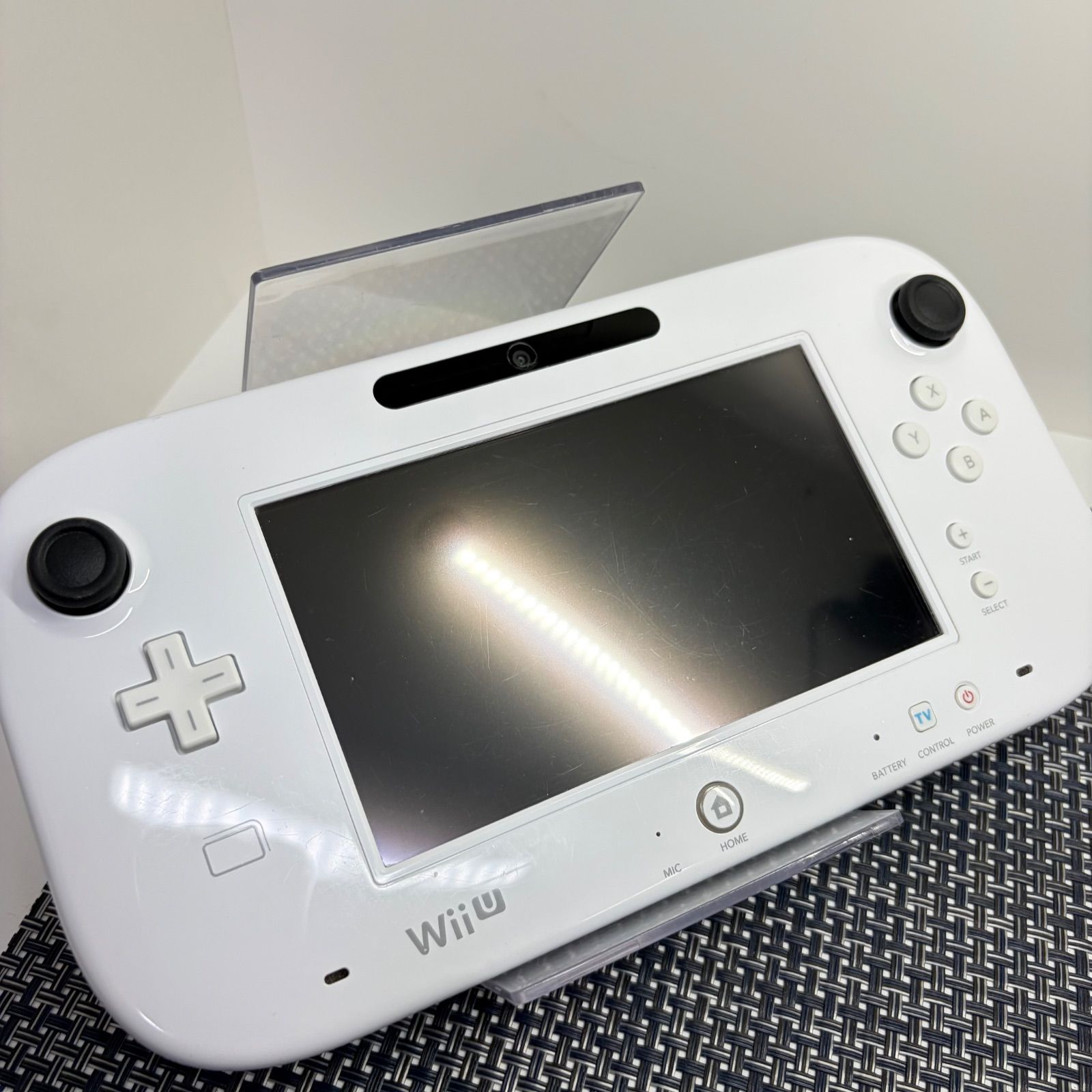 フルメンテナンス】WiiU ゲームパッドのみ ホワイト 白色 a - メルカリ