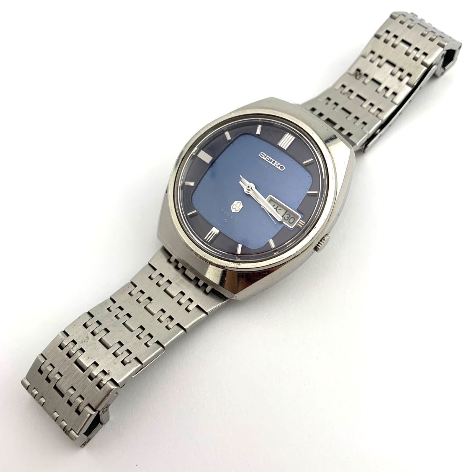 SEIKOセイコー 本物 美品 TYPE II タイプII 4623-9000 ブルーネイビー 