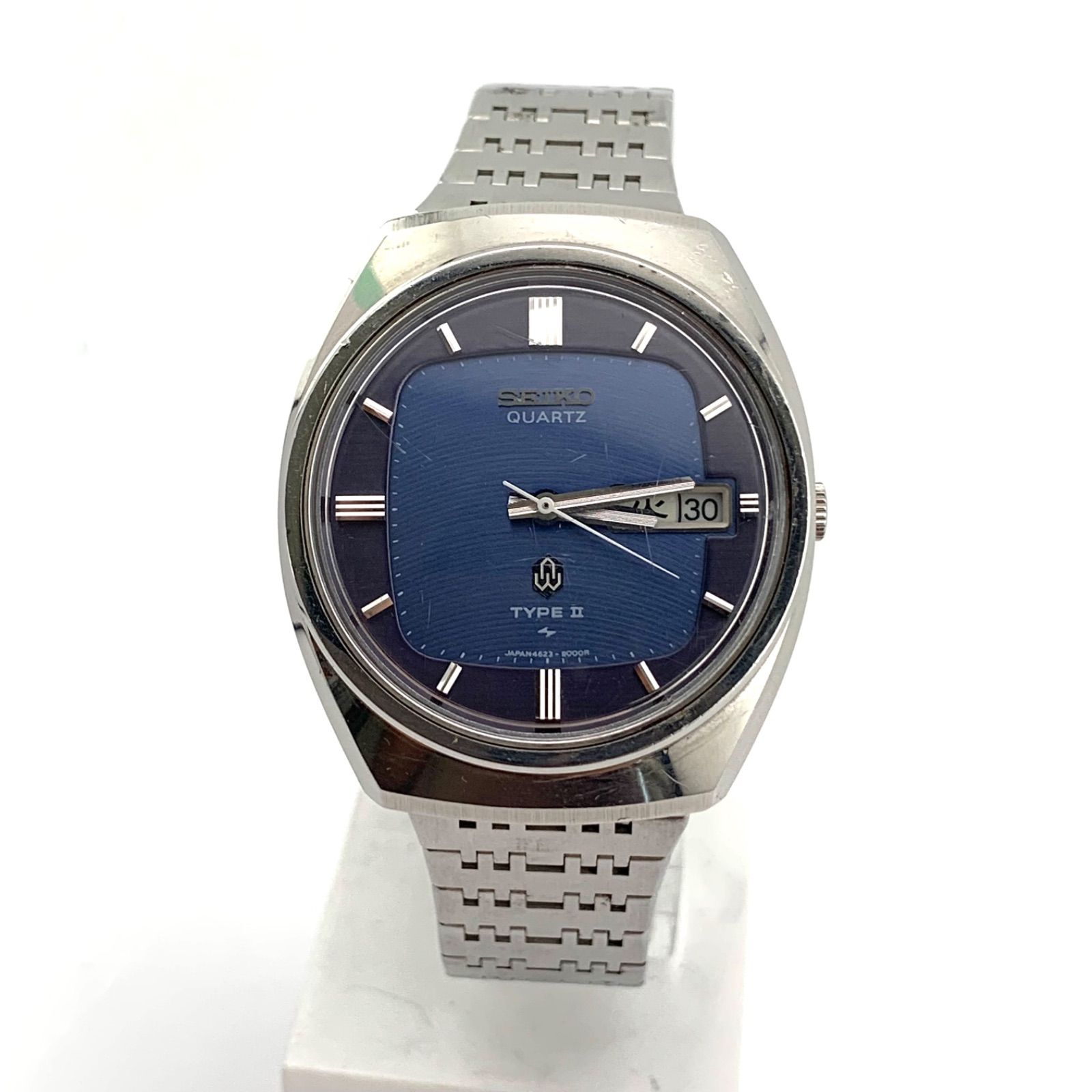 中古】SEIKO TYPE II 4623-9000 クォーツ腕時計 ブルー - メルカリ