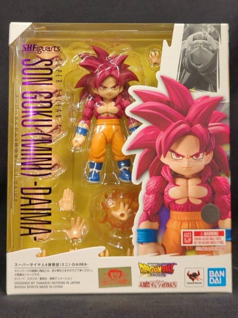 BANDAI SPIRITS S.H.Figuarts スーパーサイヤ人4孫悟空(ミニ)-DAIMA-