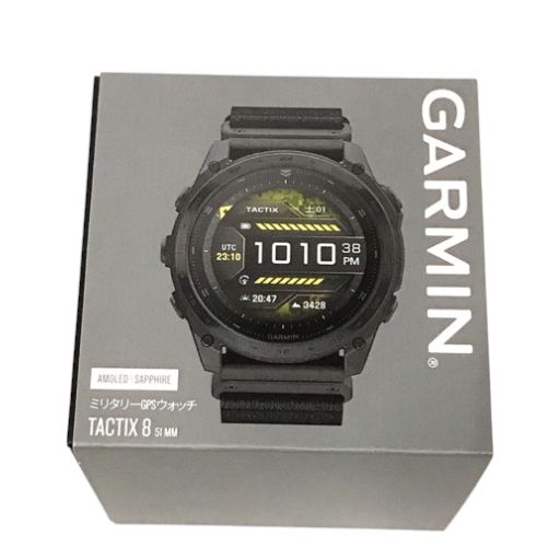 新品 未使用 ガーミン スマートウォッチ ウェアラブル 時計 GARMIN tactix 8 AMOLED 51mm ミリタリーGPSウォッチ リファレンス 010-03406-12 6415097