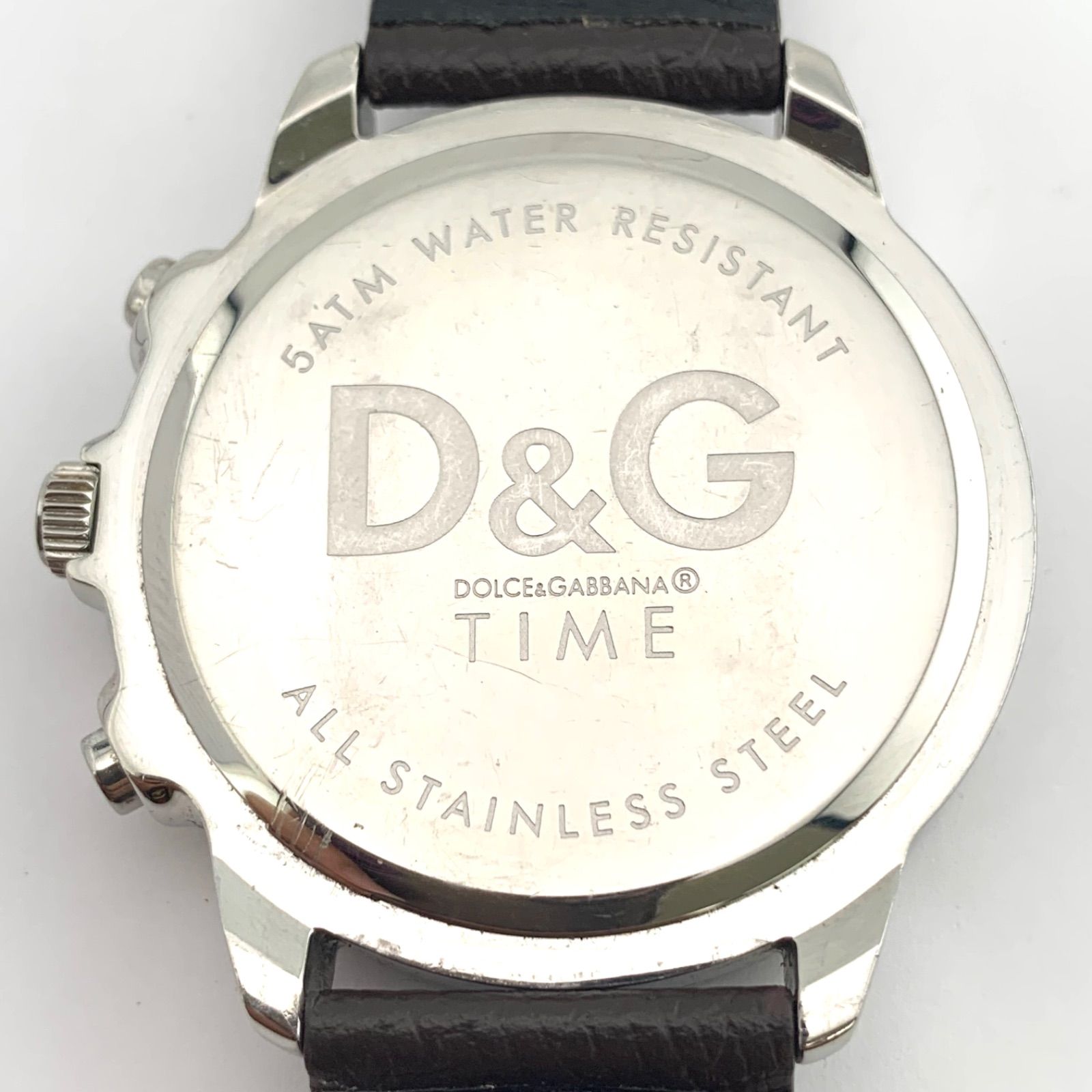 中古】D&G TIME クォーツ腕時計 シルバー/ブラウン - メルカリ