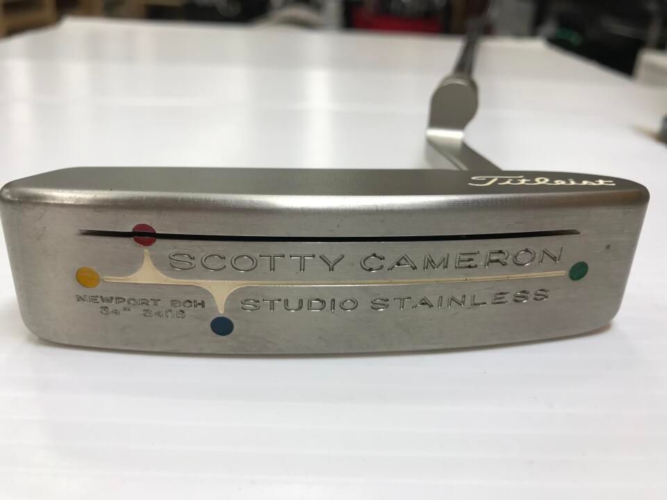 タイトリスト　SC ｽﾀｼﾞｵｽﾃﾝﾚｽ ﾆｭｰﾎﾟｰﾄ･ﾋﾞｰﾁ　パター　中古【最短即日発送】