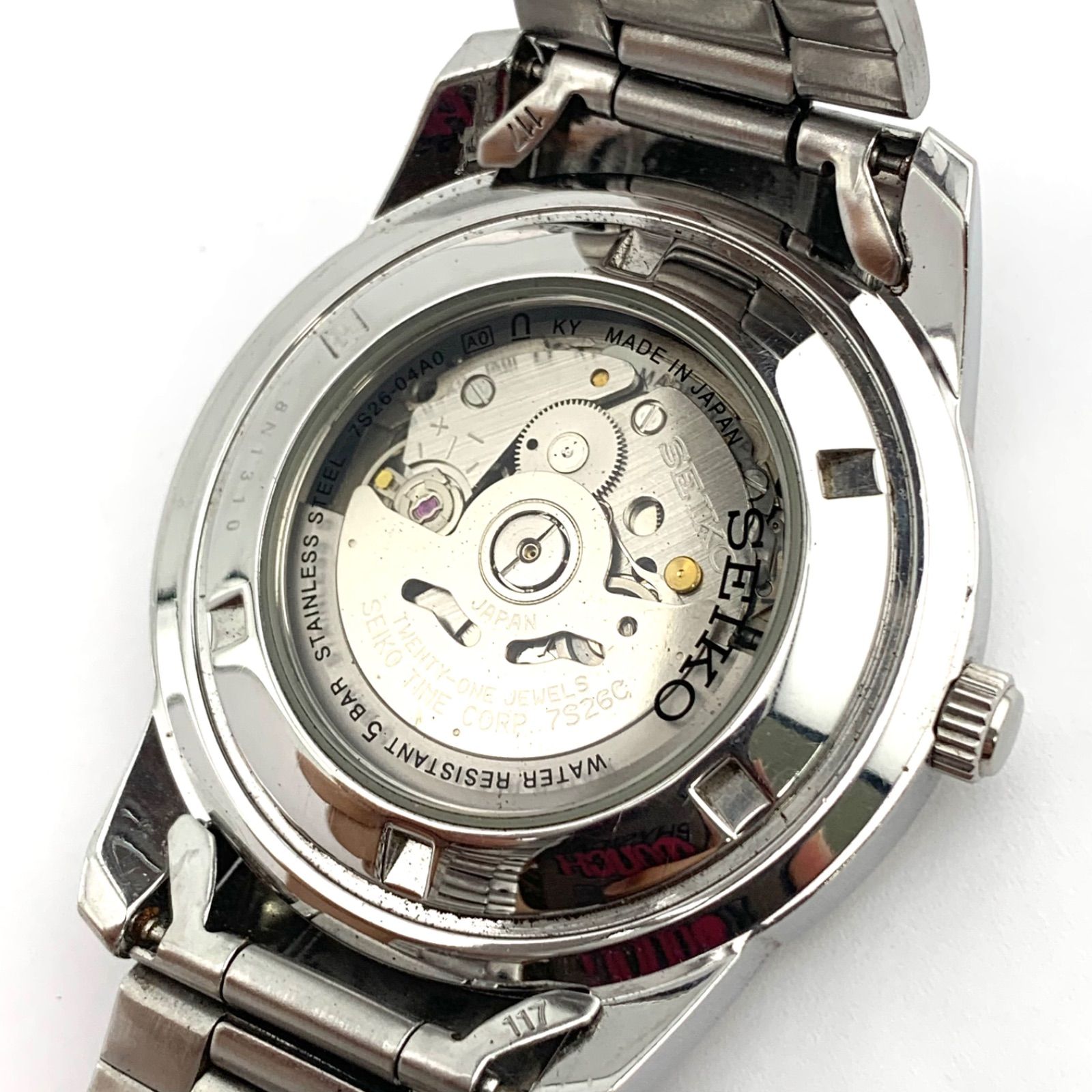 中古】SEIKO 7S26-04A0 自動巻き時計 50m防水 - メルカリ