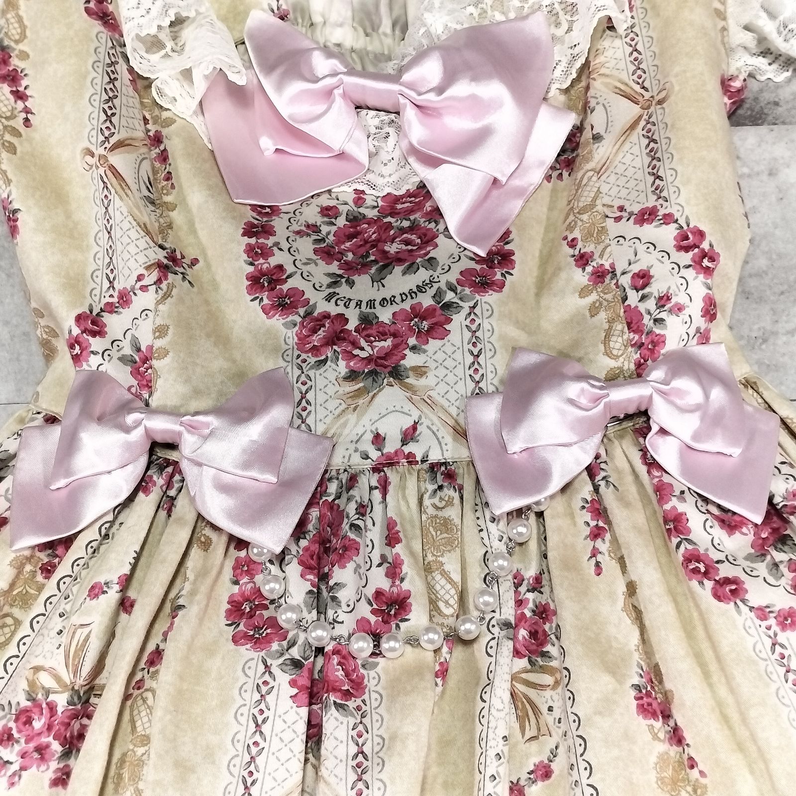 極美品】Metamorphose メタモルフォーゼ アンティーク ローズ ブーケ