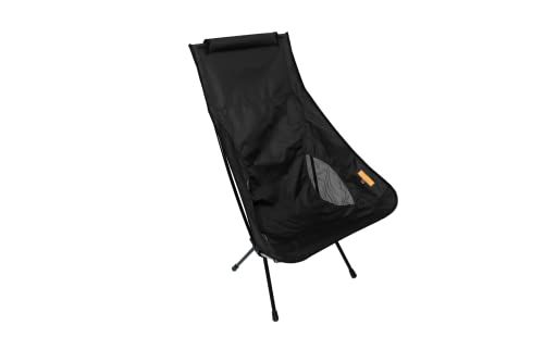 S'more(スモア) Alumi High-back Chair アルミ製ハイバックチェア アウトドアチェア ハイバック式 折りたたみ式 キャンプチェア コンパクト ヘッドレスト付き 収納バッグ付き 超軽量