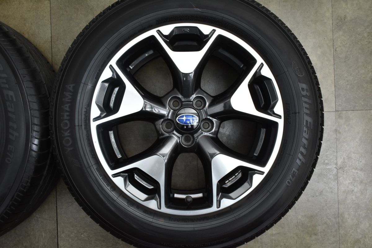 美品】スバル GT系 XV 純正 17in 7J +55 PCD100 ヨコハマ ブルーアース 美品】スバル GT系 XV 純正 17in 7J +55 PCD100 ヨコハマ ブルーアース