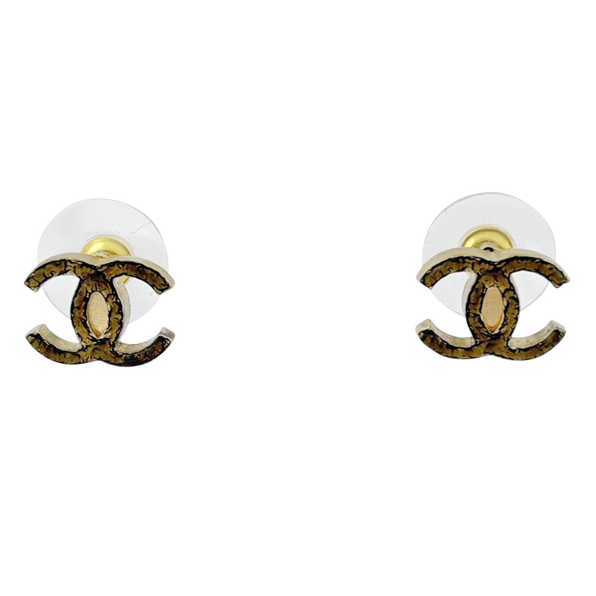 シャネル CHANEL ココマーク ピアス GP ゴールド レディース 【中古