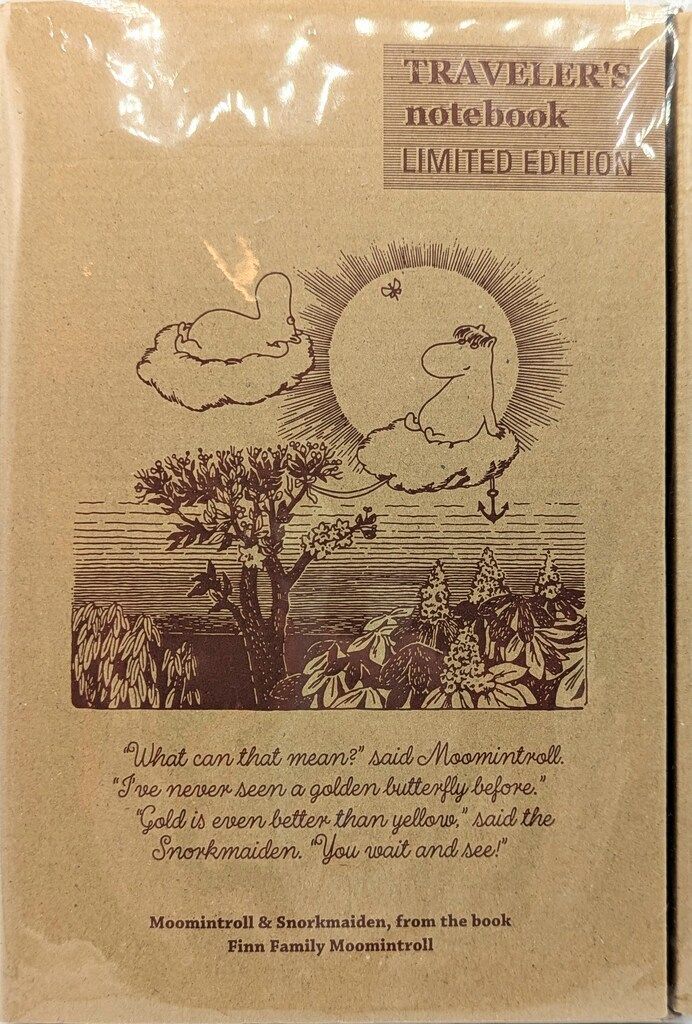 株式会社デザインフィル/トラベラーズカンパニー TRAVELER’S notebook Limited Set The Happy Moomins / MOOMIN from the book