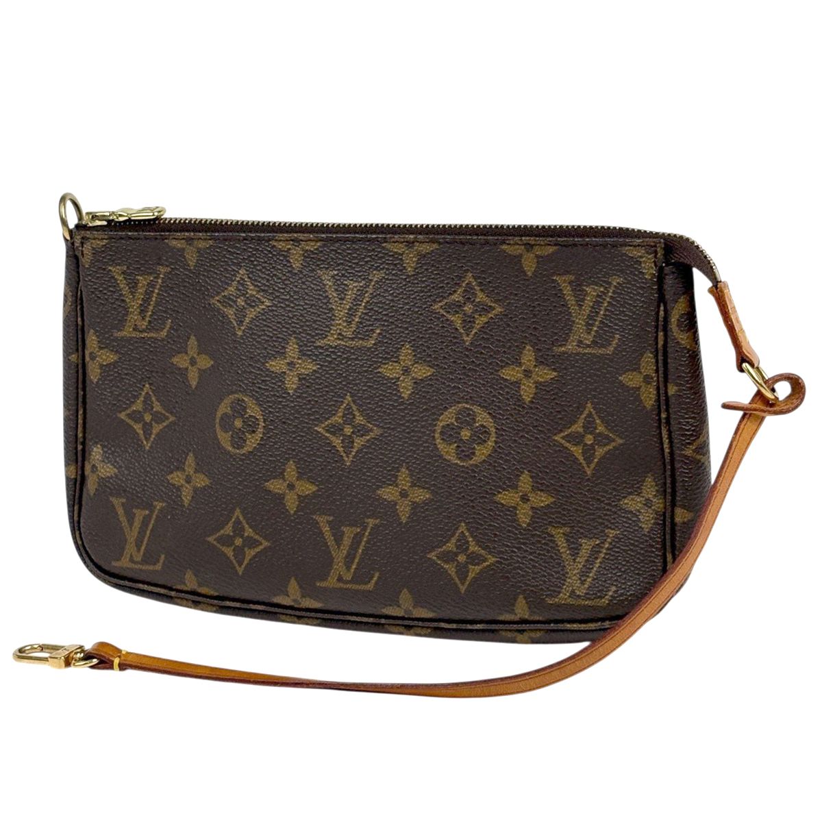 ルイ・ヴィトン Louis Vuitton ポシェット アクセソワール メイク コスメ アクセサリーポーチ モノグラム ブラウン M51980 レディース 【中古】