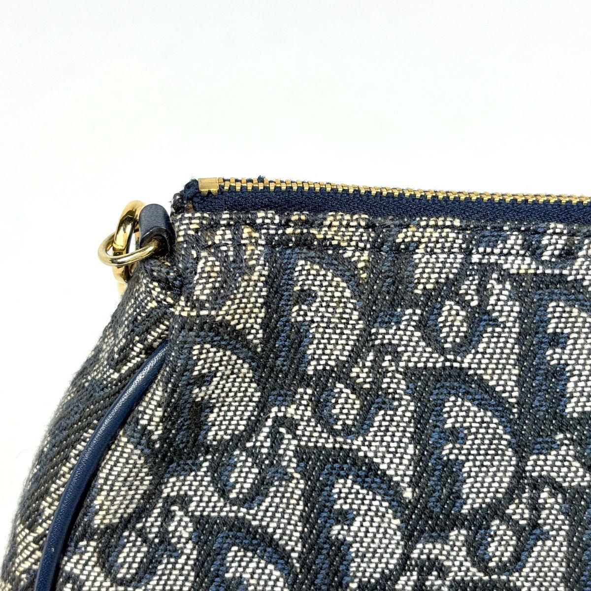 クリスチャンディオール トロッター柄サドルバッグ【中古】 クリスチャンディオール Christian Dior トロッター柄 サドルバッグ