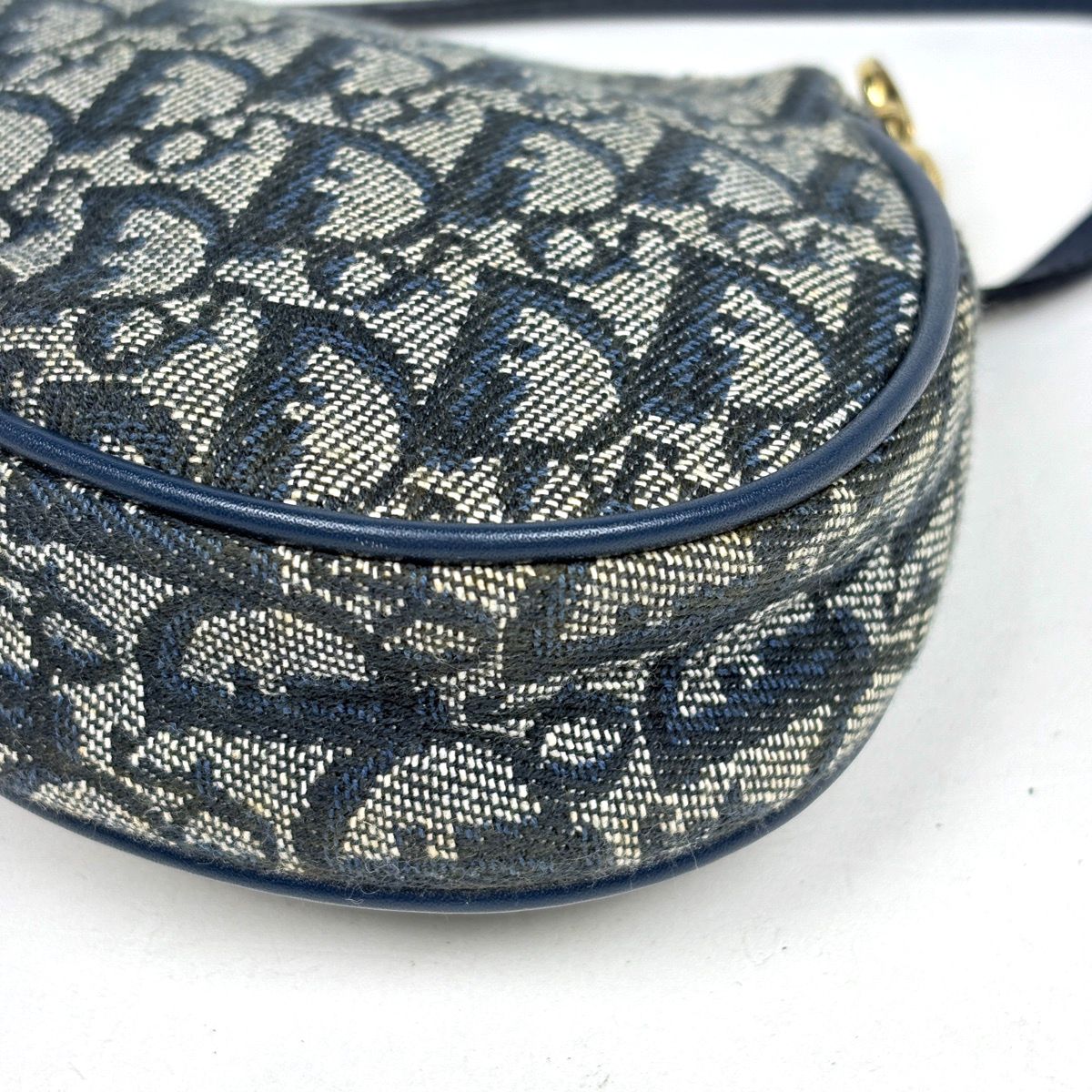 クリスチャンディオール トロッター柄 サドルバッグ レディース 【中古】 Christian Dior - クリスチャンディオール トロッター柄 サドルバッグ