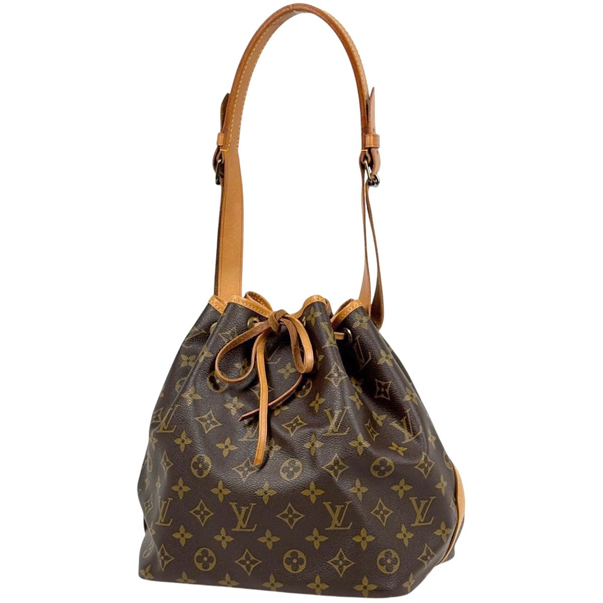ルイ・ヴィトン Louis Vuitton プチ ノエ ワンショルダー 肩掛け 巾着