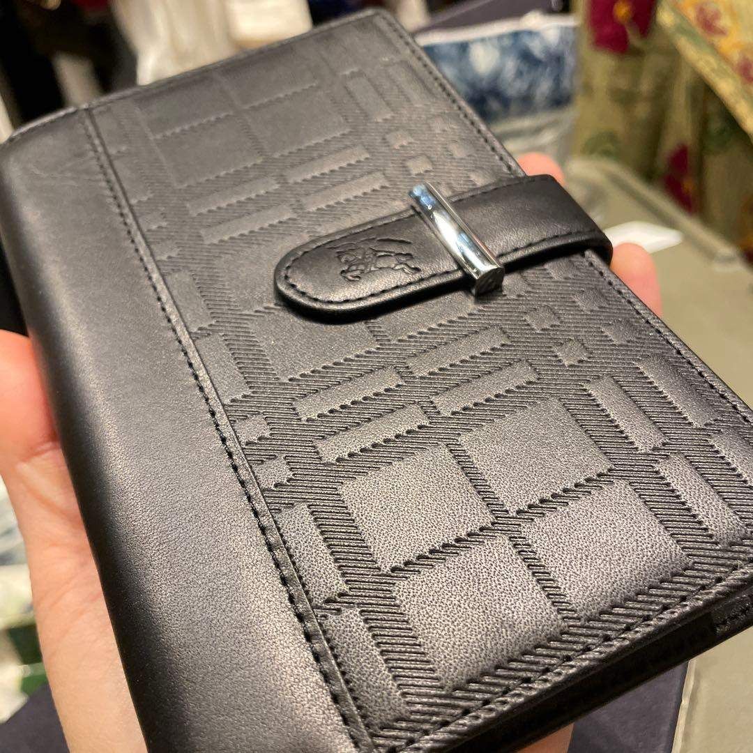 BURBERRY LONDON バーバリー ロンドン システム手帳 レザー ノバ 