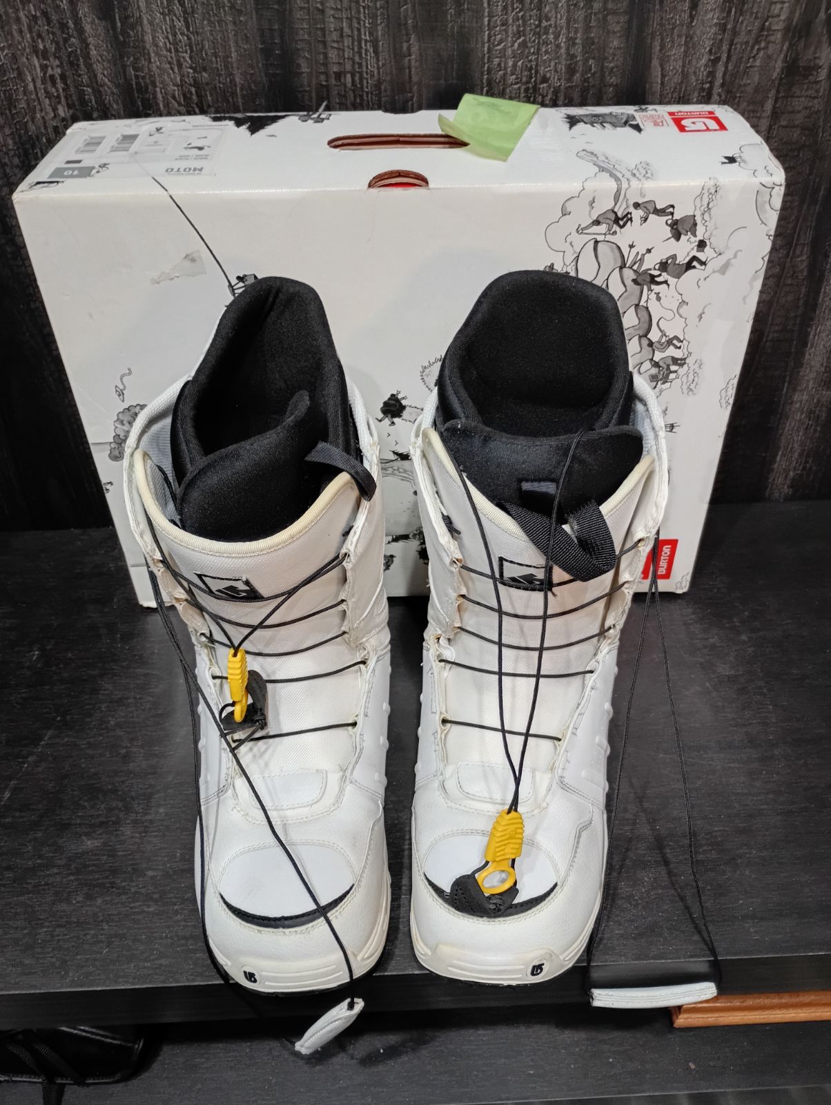 【K-1885】BURTON バートン スノボブーツ white ホワイト 28cm