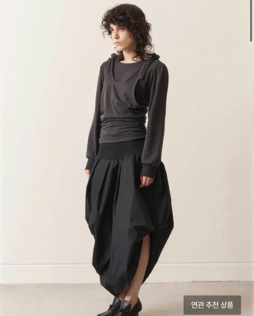 オーデリーワークショップ Asymmetric Balloon Skirt Silence