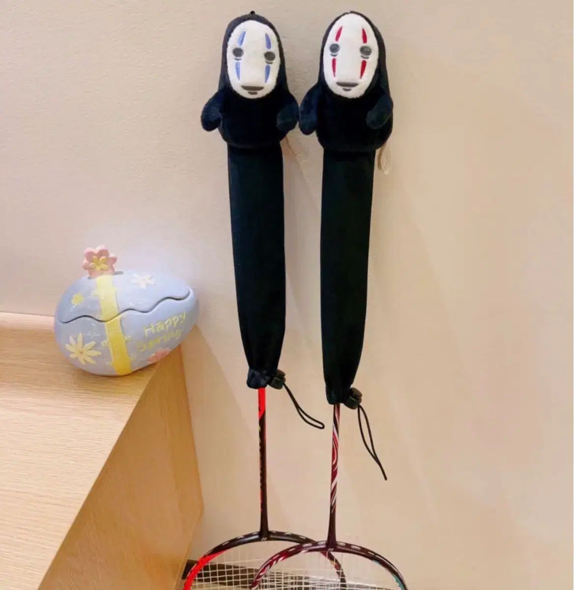 カオナシ バドミントン ラケットグリップカバー / バドミントン グリップカバー