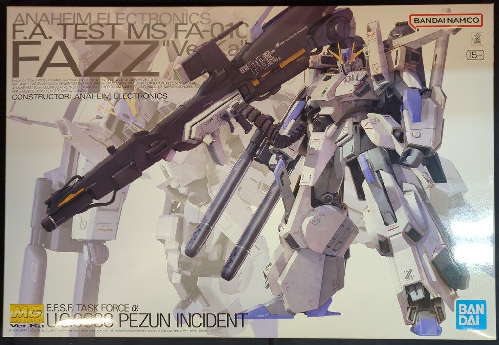 BANDAI SPIRITS MG 1/100 バンダイナムコ版 FAZZ Ver.Ka